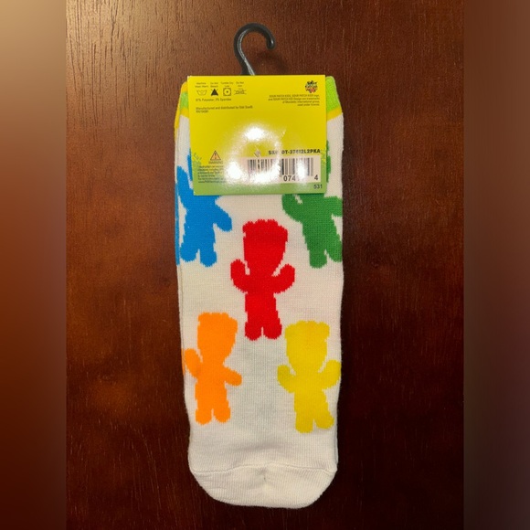 SOUR PATCH KIDS NOVELTY ANKLE SOCKS NWT MEN’S SHOE SIZE 6-12 - Picture 2 of 2